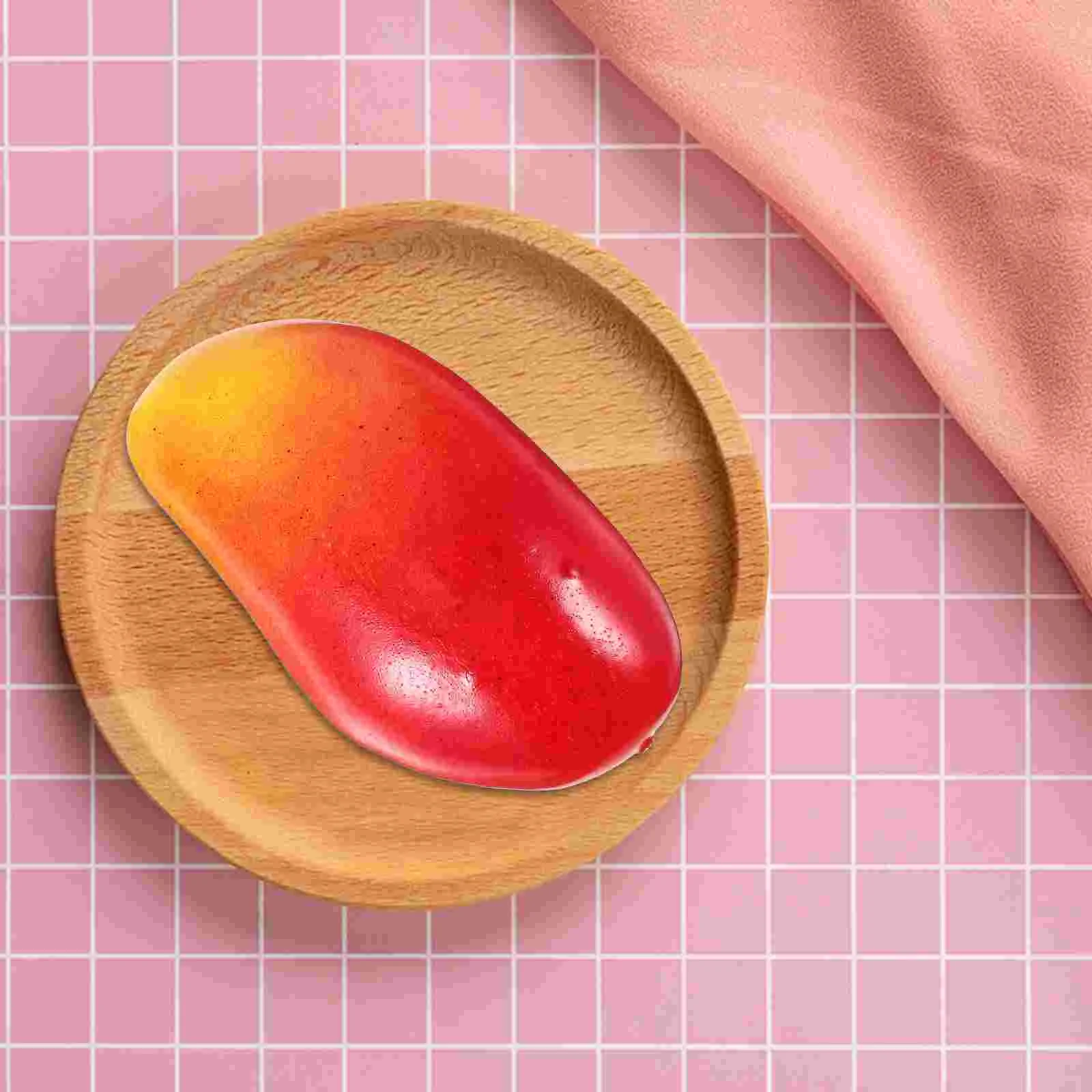 인공 망고 시뮬레이션 가짜 과일 홈 데코 사진 소품, 레스토랑 디스플레이 과일 장식품, 시뮬레이션 과일 모델