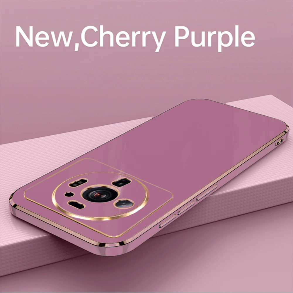 Pour Xiaomi Mi 12S Ultra Pro Coque de téléphone galvanisée pour Xiaomi 12 Pro Lite Mi 12X 12Lite Coque anti-chute en silicone de luxe_voghion.com