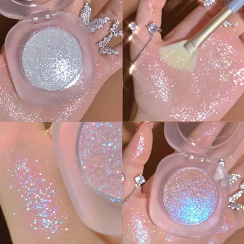 Diamond Glitter Highlighter Makeup Gel Face and Body Brighten Glitter Natural Contour Makeup face highlighter