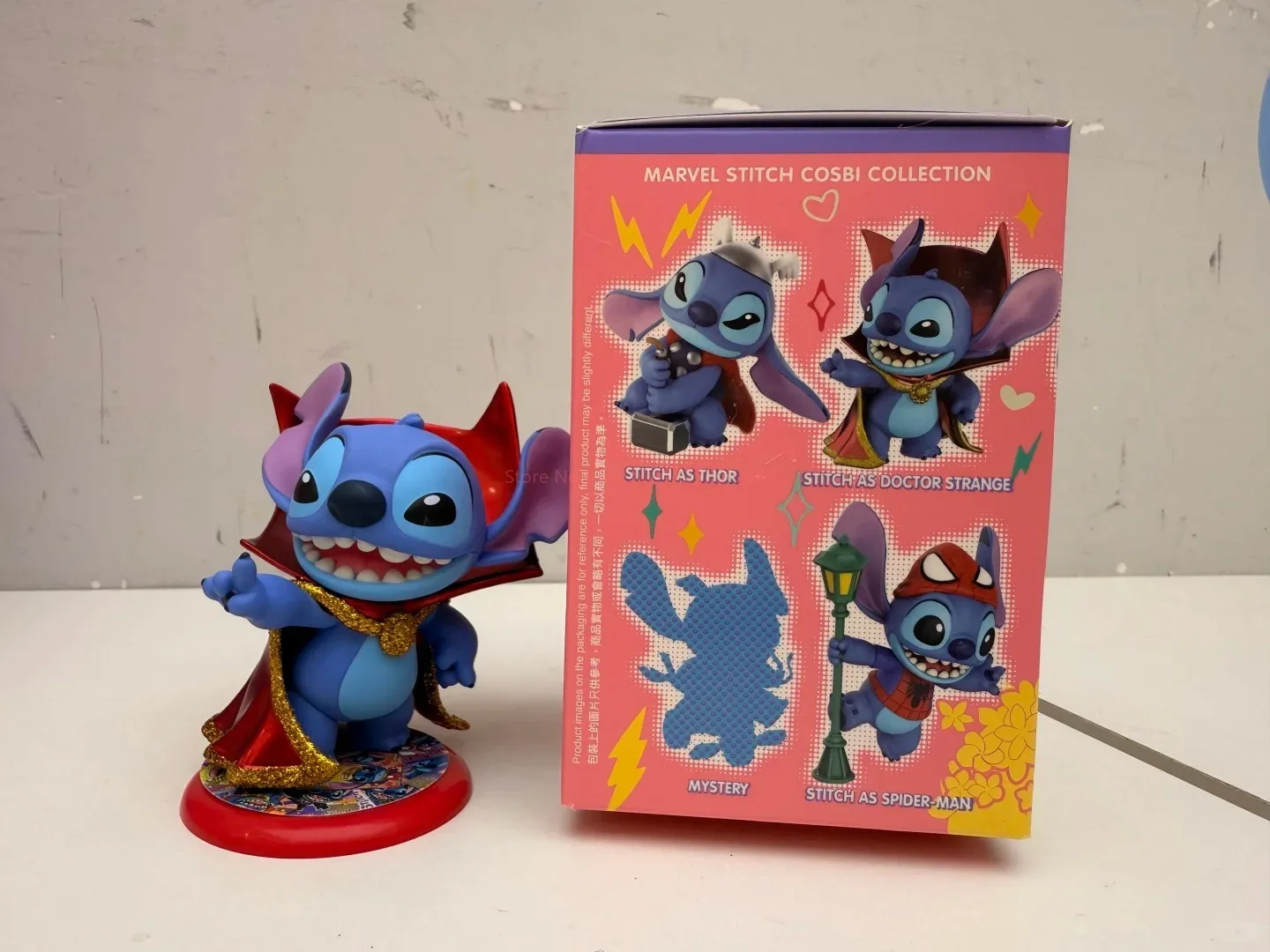 HotToys Cosbi Mini Blind Box Figure Stitch As Thor Marvel Disney Licensed Trendy Collectible Toy Movie Gift For Anime Fans - 5