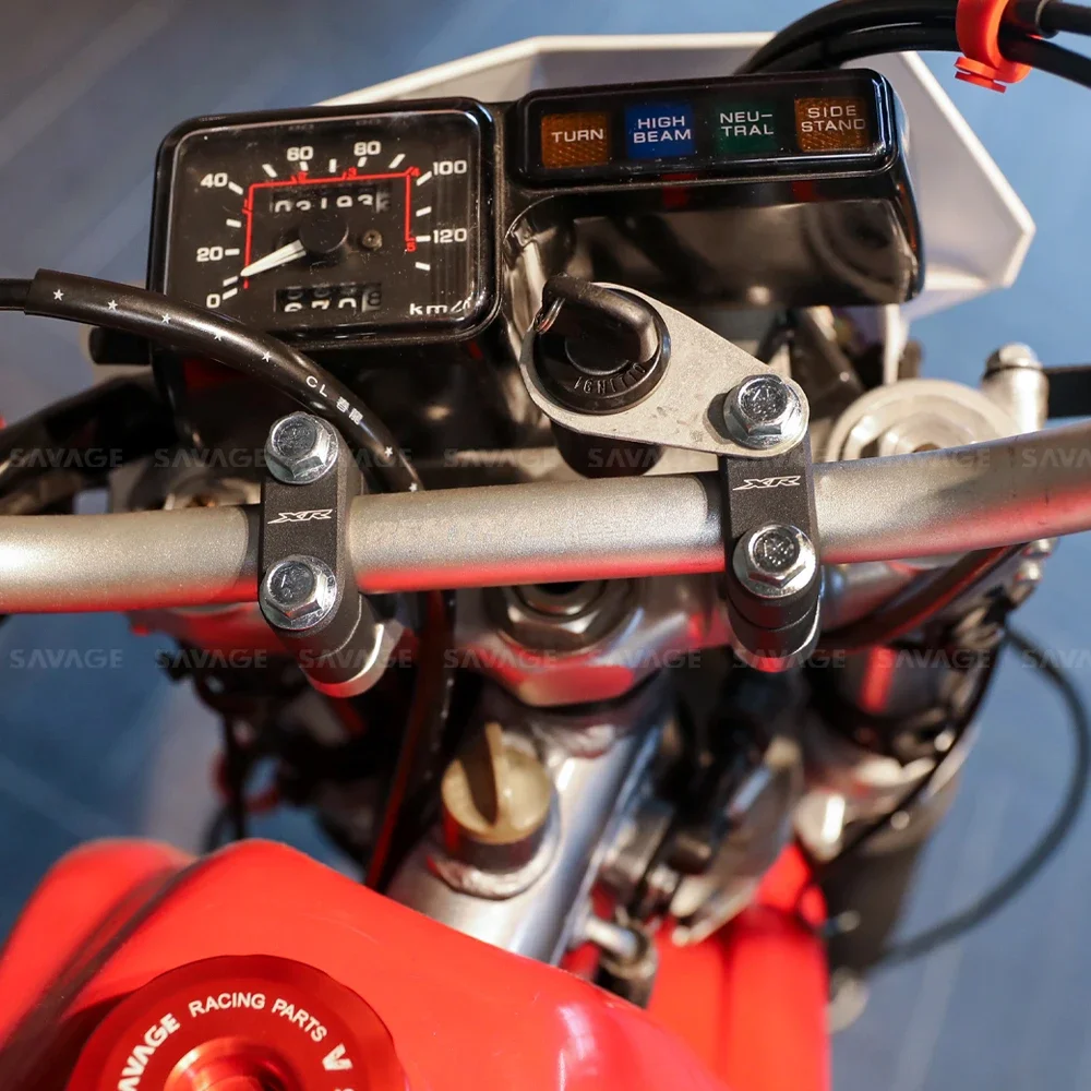 XR Motorcycle Handlebar Riser Bar Mount Handle Clamp For HONDA XR125 XR150  XR190 XR200 XR230 XR250 XR400 XR600 XR650 Accessories - AliExpress, image size:1000x1000