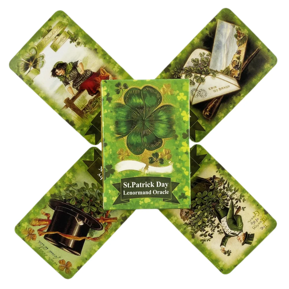 

St.Patrick Day Lenormand Oracle Cards A 38 English Fate Divination Deck Borad Games