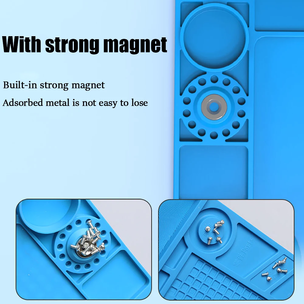 Soldering Station Mat Mobile Phone Repair Tools Repair Pad Mobile Phone Repair Tools Kit ESD Heat Insulation Soldering Mat Computer Phone Repair Tool Kit Working Silicone Heatresistant Maintenance Platform
