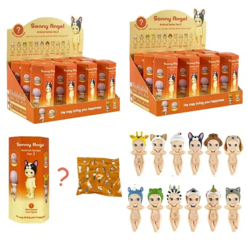thumbnail image 4 of Sonny Angel acostado en la caja ciega hacia abajo Hippers figuras de acción Kawaii misterioso juguete sorpresa modelo de anime muñeca niños regalos de Navidad, 4 of 5