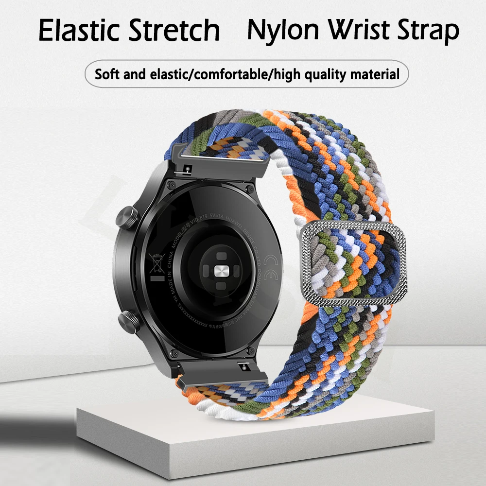 Braided Nylon Watchband - 20/22mm Strap Wristband Bracelet Correa