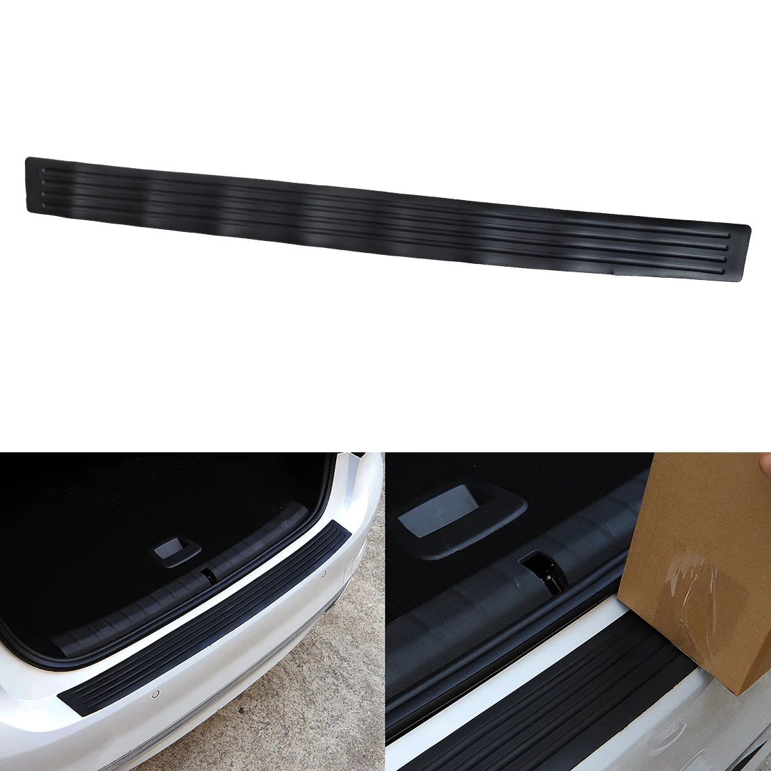 Protezione Paraurti Posteriore In Gomma Nera Protezione Trim Strip Sill Scratch Cover Adatta Per Toyota Auris 2012 2013 2014 2015 2016 2017 2018