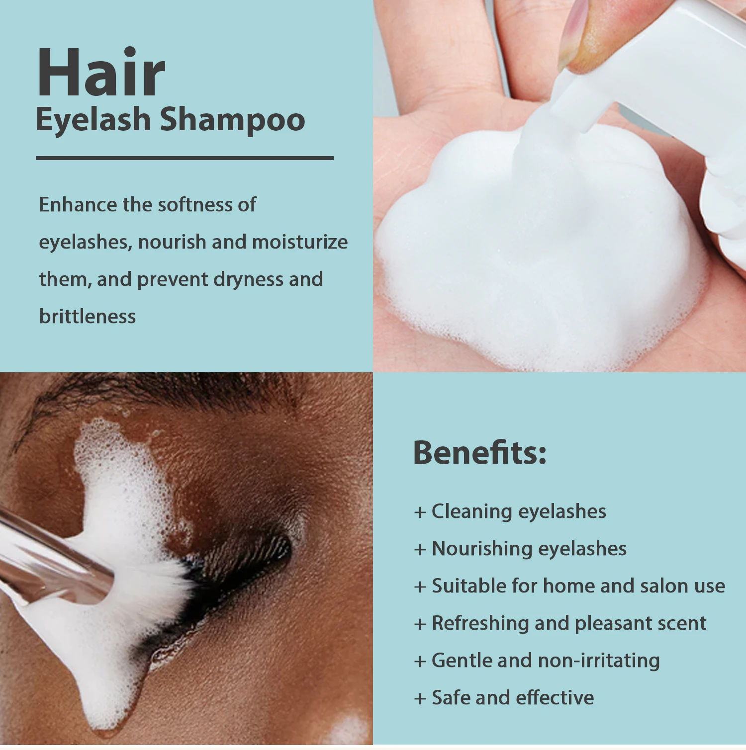 Eyelash Extension Shampoo Foam Supply Cleanser, Ferramentas