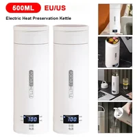 500ML Portable Electric Kettle Automatic Heat Preservation Electric Boil Water Cup Anti-Scald Temperature Control For Home Trave 1