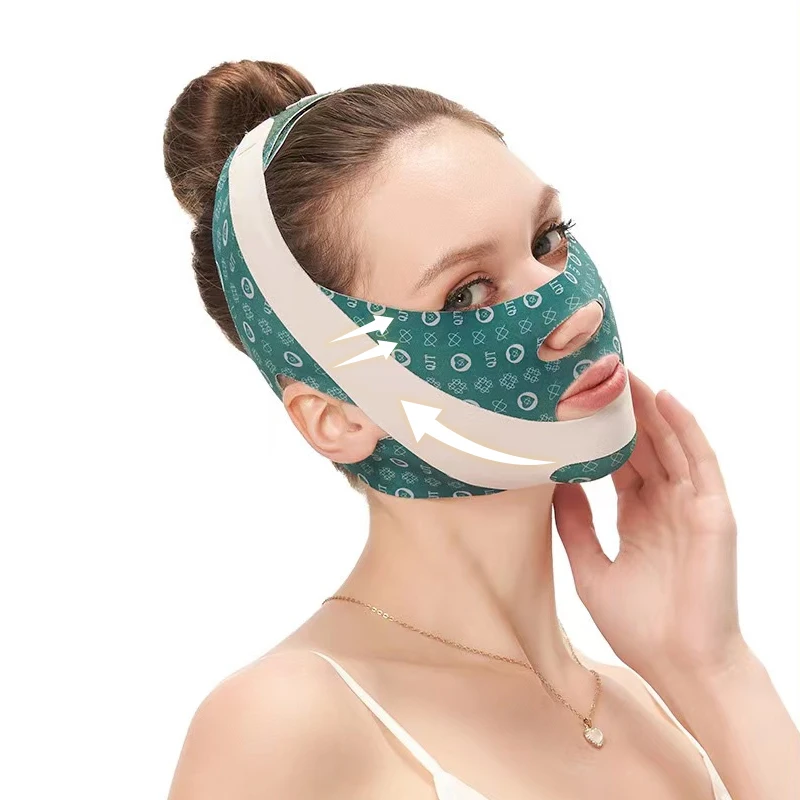 Face V Shaper Bandage De Mise En Forme Du Visage Relaxant Tire - Vers Le Bas Bande Tire - Vers Le Bas Double Menton Minceur