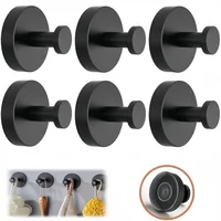 Suction Cup Hooks Towel Coat Bath Robe Hook Wall Mount Waterproof Holder Suitable for Bathroom Kitchen Glass Door Mirror Tile 1