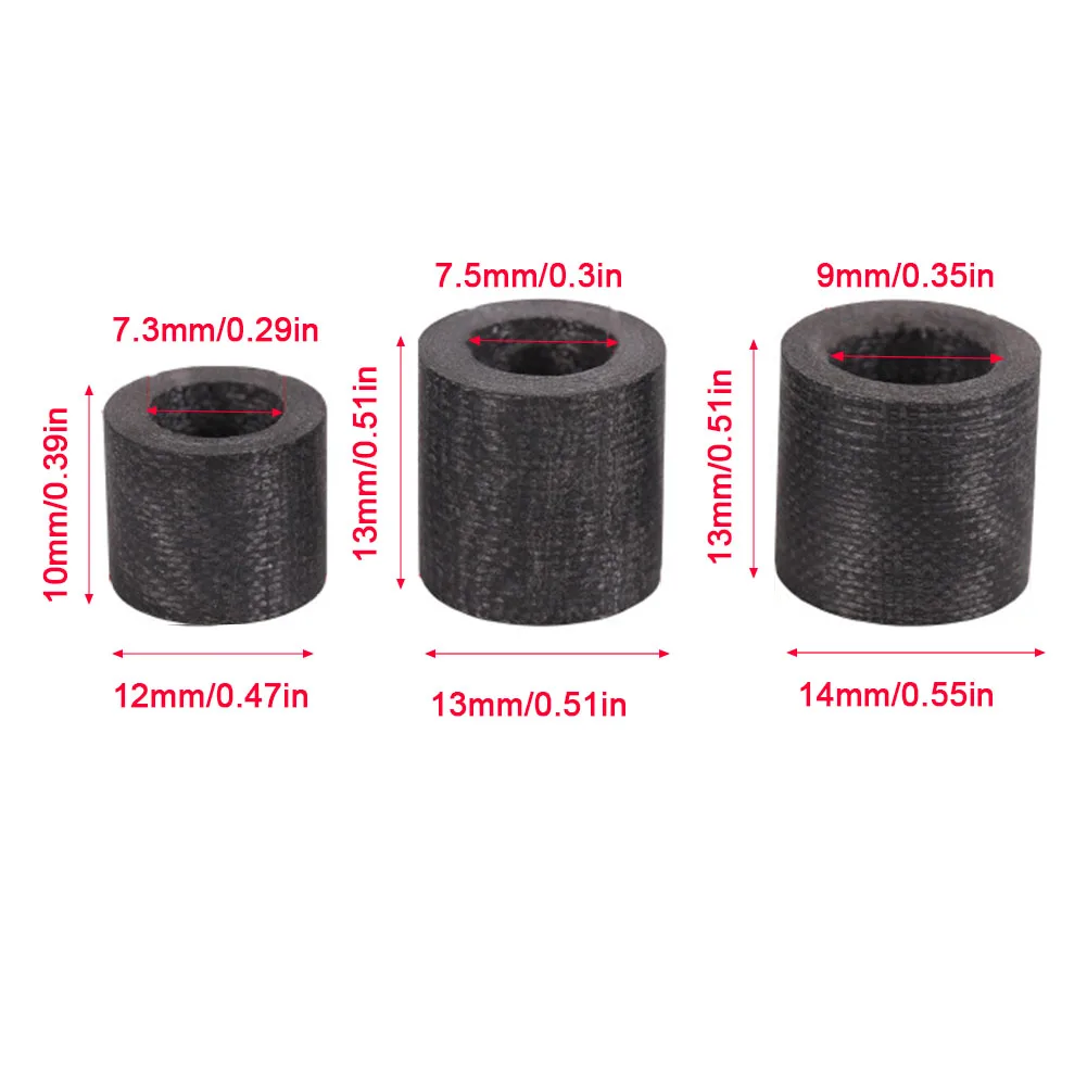 1Pc 12/13/14mm Billiard Replacement Set Pool Cue Tips Pool Billiard Cue Stick Ferrules Screw-On Tips for Snooker