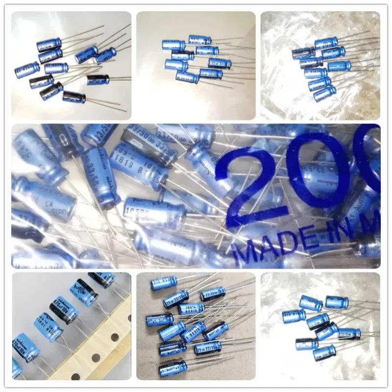10Pcs/Lot Nichicon Audio KT Series Audiophile Capacitors 6.3V/10V/16V/25V/35V/50V 0.47uF/1uF/3.3uF~470uF  Electrolytic Capacitor