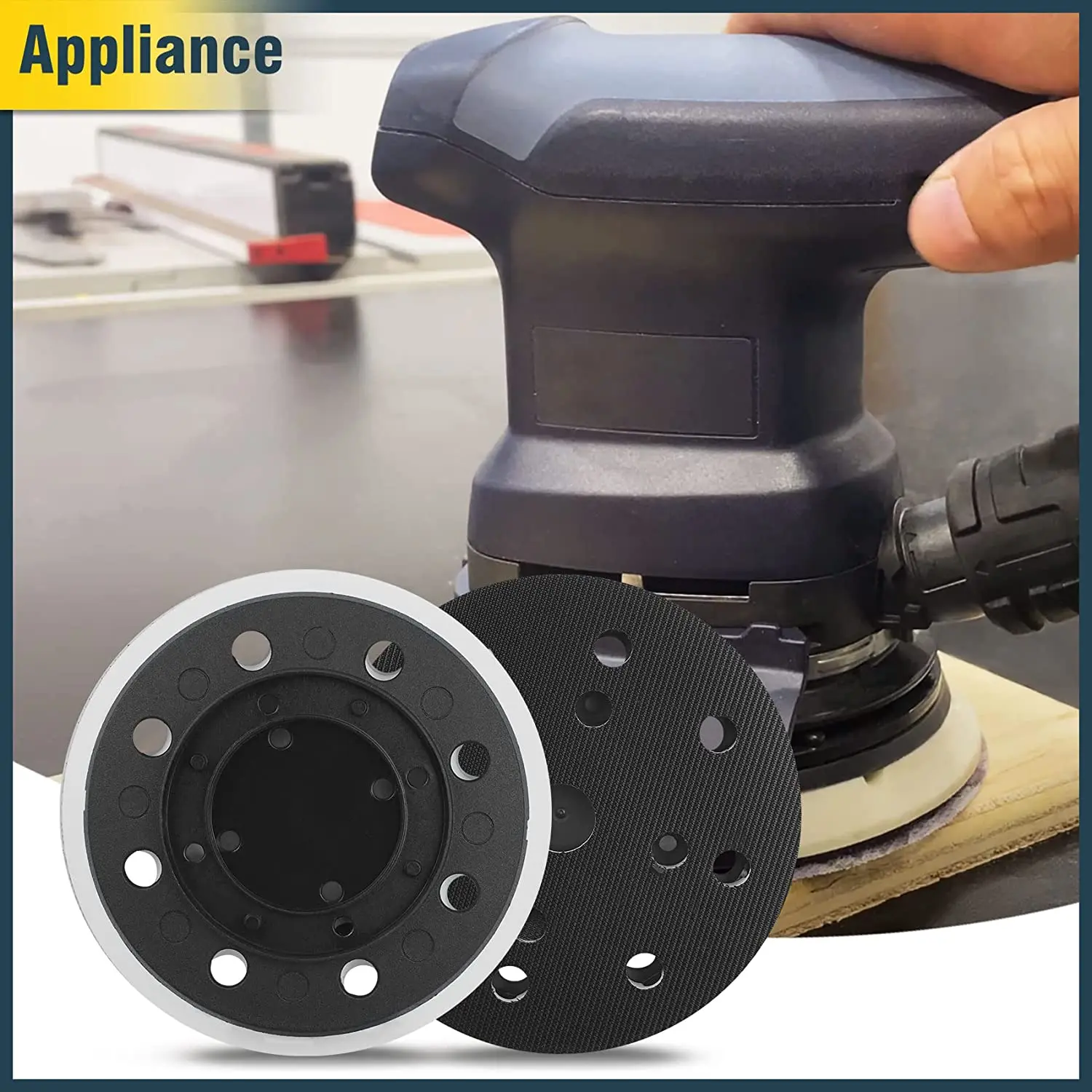 Supporto per pad di levigatura per levigatrice makita