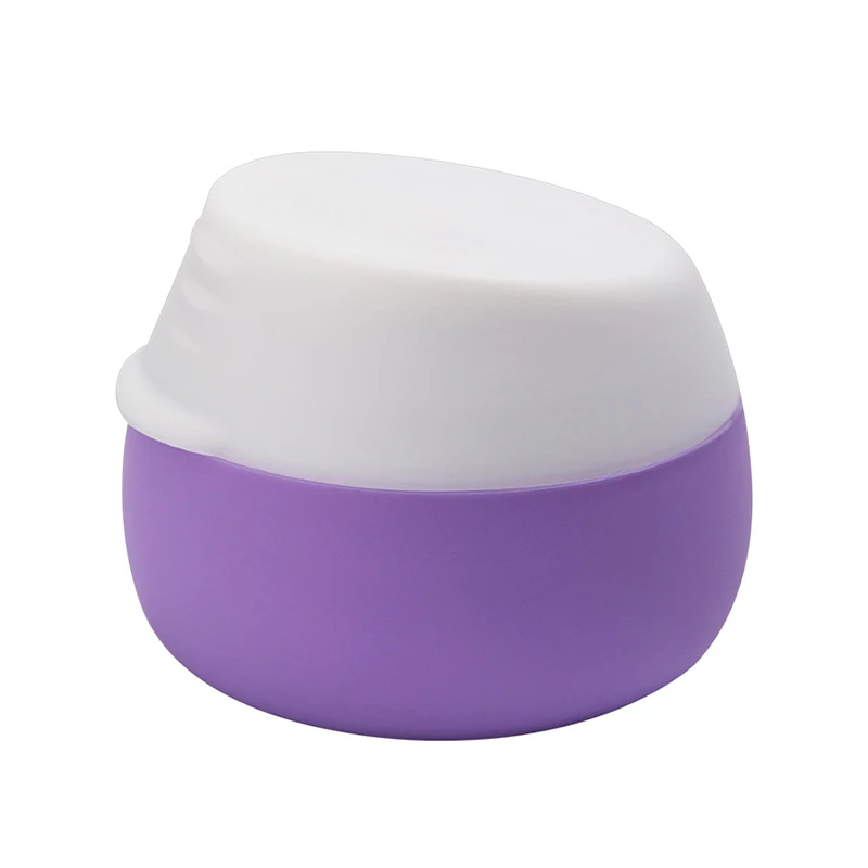 ♥ İstiflenebilir Silikon Seyahat Kapları Seti |   Tuvalet Malzemeleri, Atıştırmalıklar ve Kozmetik Ürünleri için Taşınabilir Kavanozlar (Çok Renkli, Sızdırmaz)