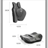 Memory Foam Seat Cushion Waist Back Support Pillow Set Orthopedic Ergonomic Coccyx Relief Hip Lumbar Pad for Office Chair Car 6