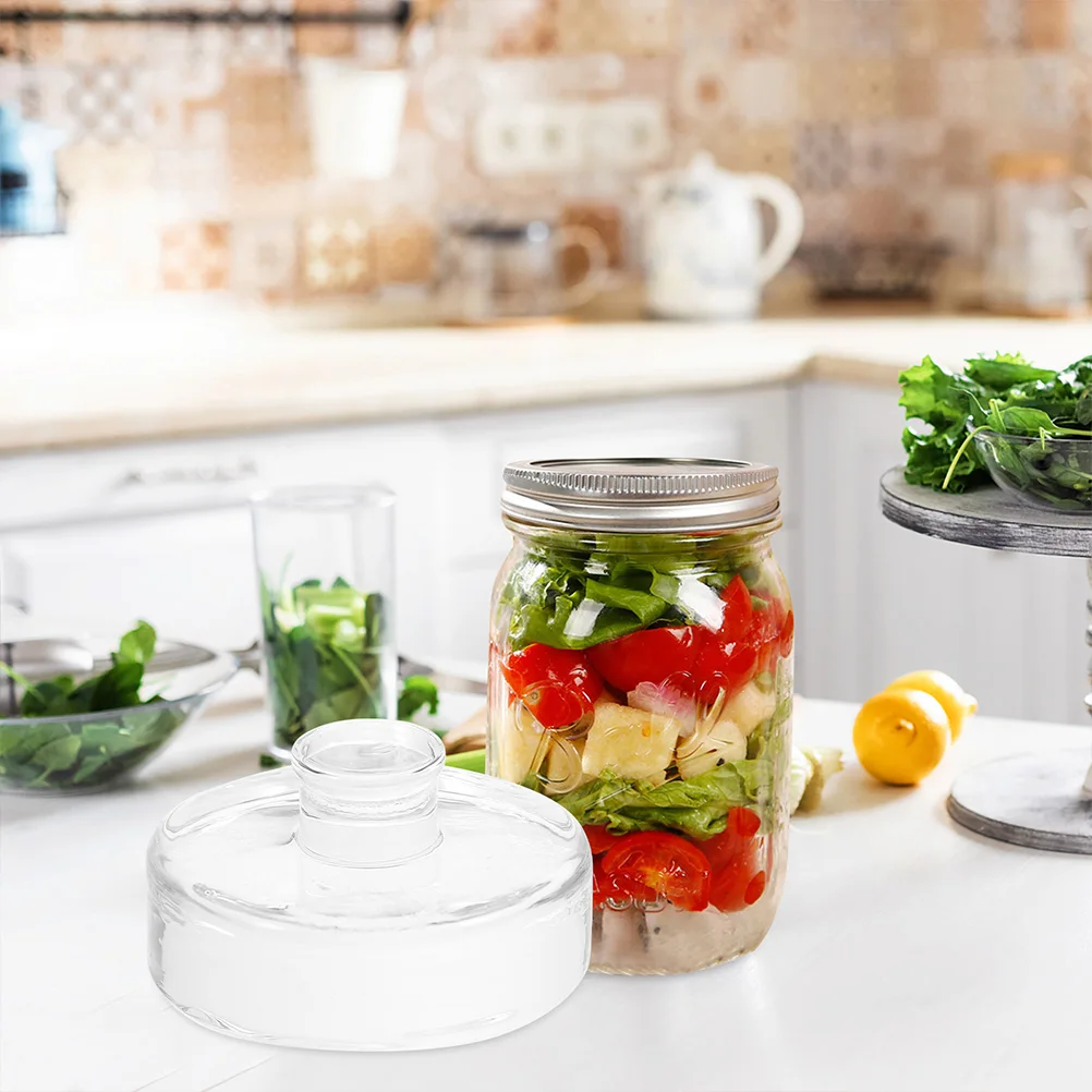 2Pcs Pickles Household Fermentation Kit Fermenting Weights Heavy Fermenting Lids for Jars Kitchen Supplies NEW