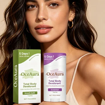 OceAura Underarm Deodorant Stick Long Lasting Odor Control Deep Cleaning Fresh Scent Antiperspirant Stick Gentle Body Odor Cream 1