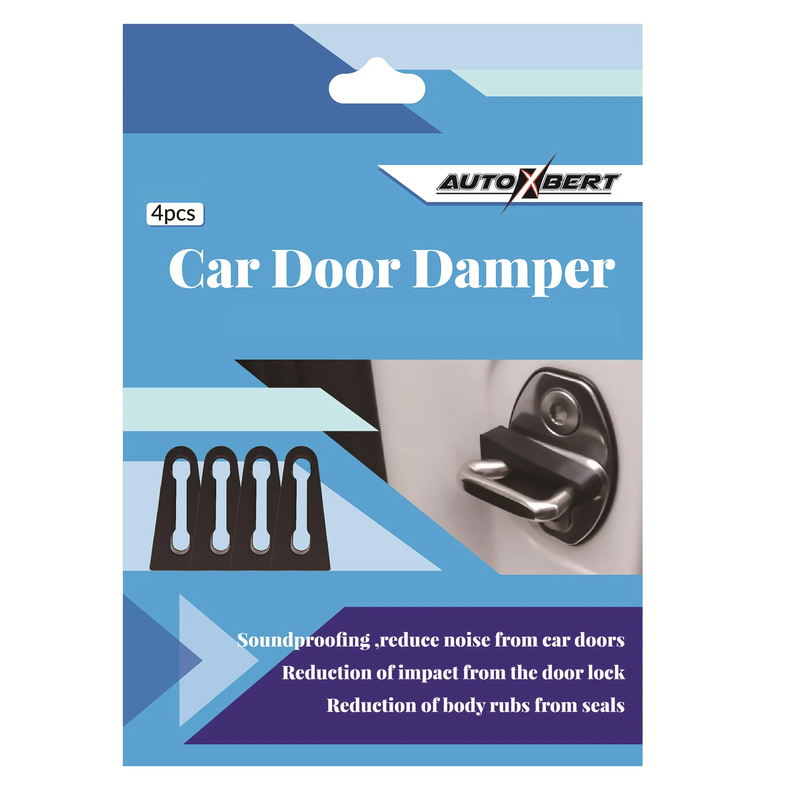 car door lock damper Car Door Lock Buffer For VW Audi Skoda Seat Shock Absorber Damping Seal Deadener Quiet Striker Rattling Soundproof Insulation