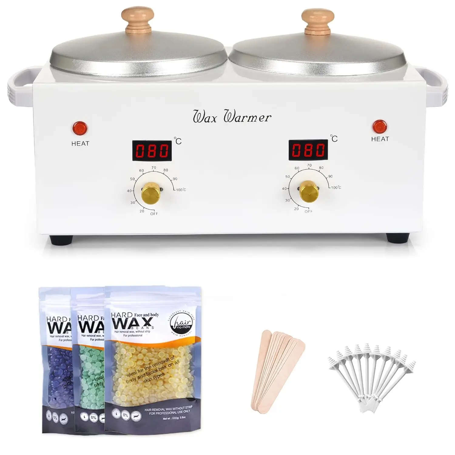 Hair Removal Professional, Waxing Machine for Women & Men, Digital Display Electric Wax Heater