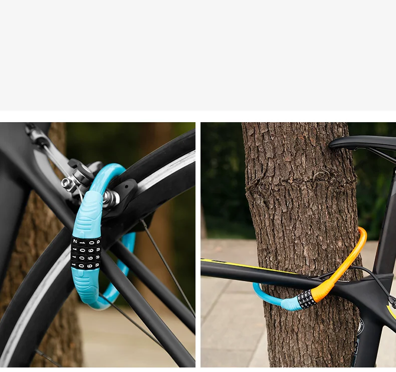 Lucchetto per bicicletta Lucchetto per bici da strada di montagna Lucchetto antifurto portatile Batteria elettrica Lucchetto a combinazione per motocicletta Lucchetto ad anello fisso per bici_voghion.com