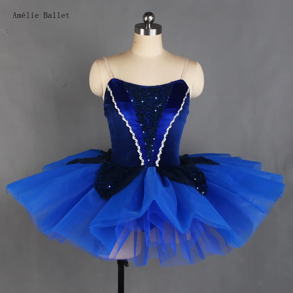 21024-dark-blue-velvet-bodice-with-sequin-lace-decoration-attached-layers-of-tulletutu-skirt-girls-women-ballet-dance-dresses