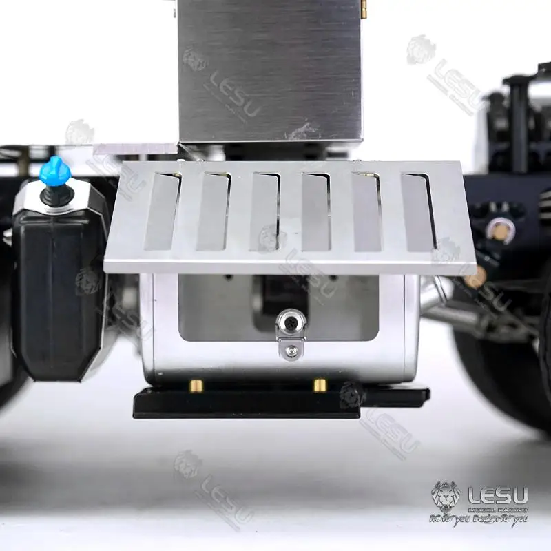 3 Speed 6x6 Metal Chassis For LESU 1/14 Radio Control Tractor Cars Tamiyay 3363 1851 Tractor Truck W/ Heavy Duty Toolbox Th16375 5