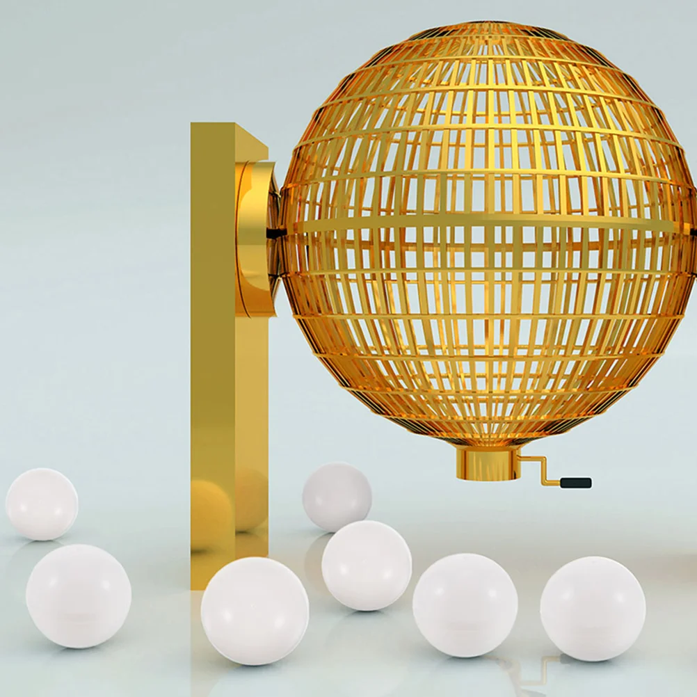 

30Pcs Round Vending Machine Capsules 4Cm Small Lottery Balls Bingo Raffle Drawing Balls Hollow Plastic Openable Balls White