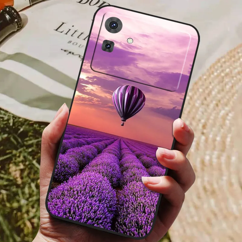 Stylish Painted Silicone TPU Soft Cover - Full Protective Phone Shell