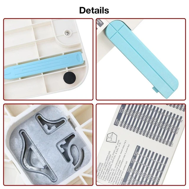 Envelope Maker Tab Punch Board Multi-Purpose Scoring Board Envelope Maker  With Bone Folder And Guide For Card Making And Paper - AliExpress