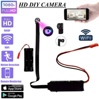 DIY 1080P HD Portable Wifi Ip Mini Camera Micro Camcorder Wireless Webcam Home Security Mini Camcorder Remote Control Hidden TF