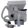 Self Contained Composting Toilet with Close Quarters Spider Handle Design 6