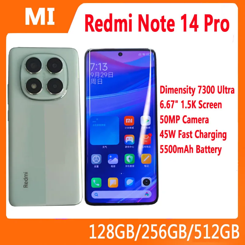 Redmi Note 14 Pro 8/128 中国版 SIMフリー) シャオミ Xiaomi Redmi Note 14 Pro 5G デュアルSIM