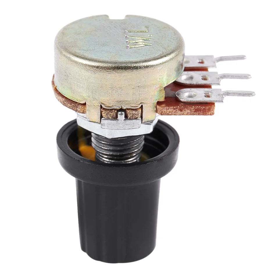 Potenci&oacute;metro Rotativo C&oacute;nico Lineal Mn100k 100k Ohm | Meses Sin Inter&eacute;s