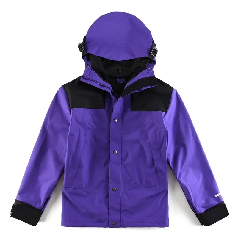 American TNF Classic 1990 Outdoor Stormsuit Loose And Wind Resistant Men's Hooded Jacket Women's Mountaineering Sweater 6