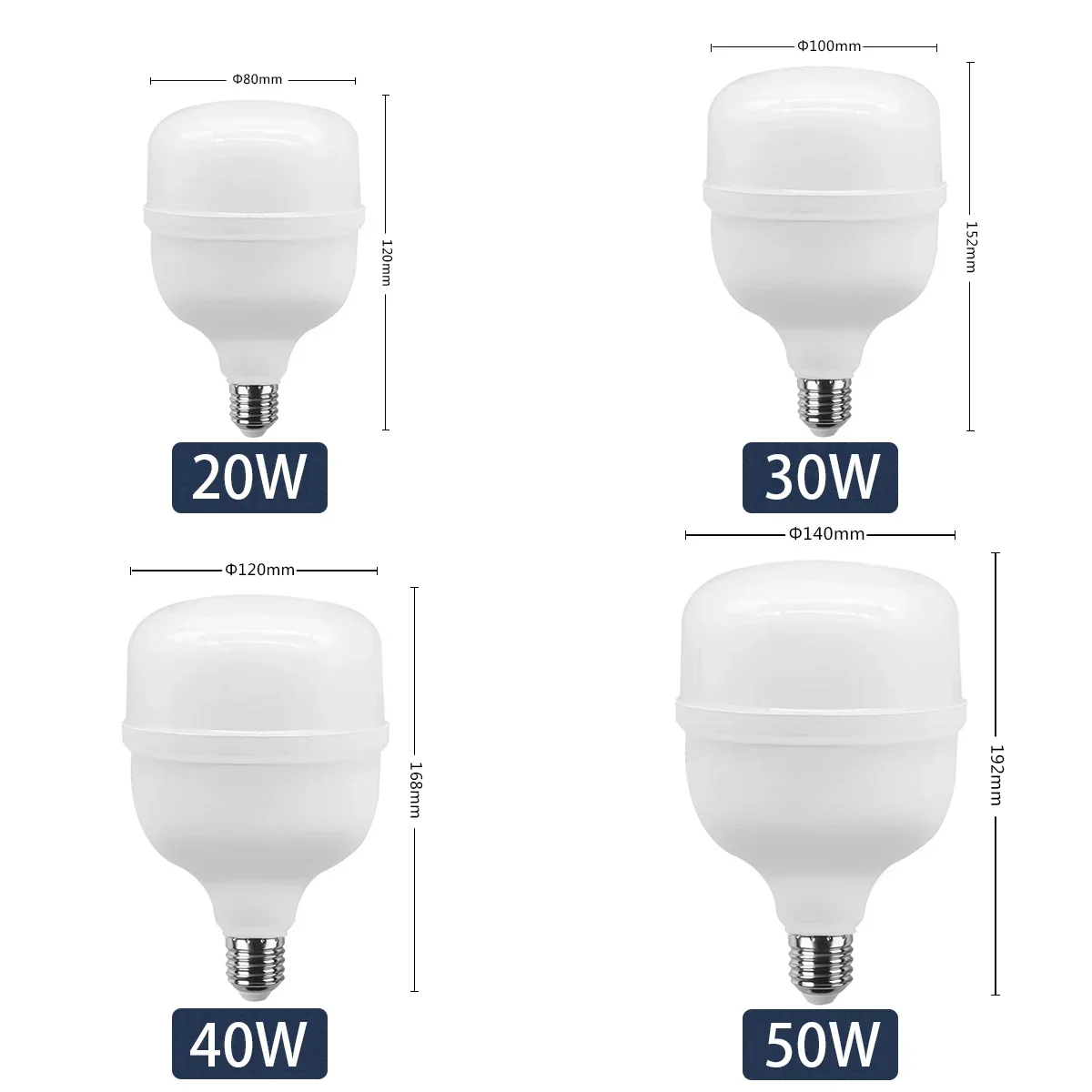 รูปสินค้า หลอดไฟ LED สว่างสูง 50W ประหยัดพลังงาน