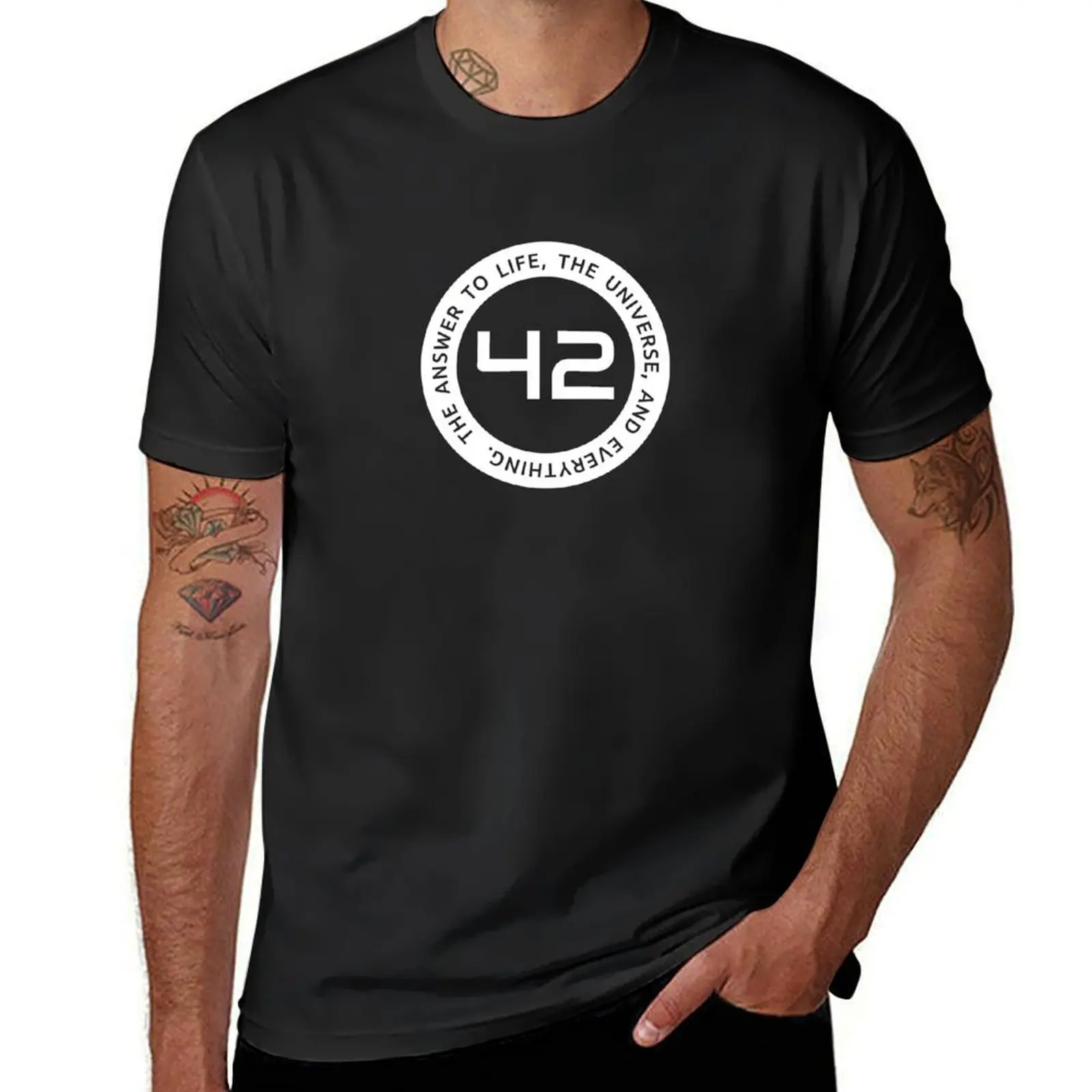 42 - The Ultimate Answer T-Shirt Aesthetic clothing sports fans workout shirts for men