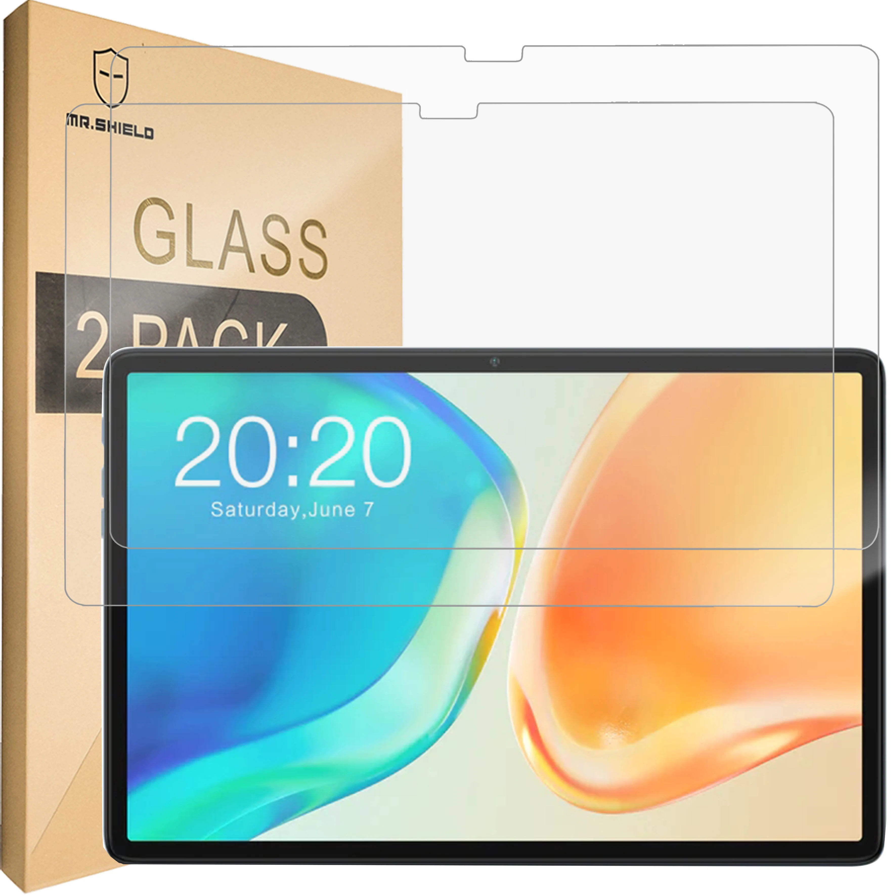

Mr.Shield [2-PACK] Screen Protector For Teclast M40 Plus 10.1 Inch [Tempered Glass] [Japan Glass with 9H Hardness]
