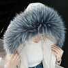 Detachable Faux Fur Collar Extra Large Warm Fake Fur Scarf Wrap Evening Cape For Winter Womens Coat Faux Fur Hood Ttrim Collar 6