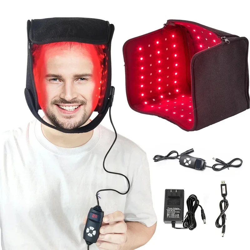 Red Light Therapy Hat with 180 Lamp Beads Laser Hair Growth Cap Professional Cap for Greasy Scalp Hair Care