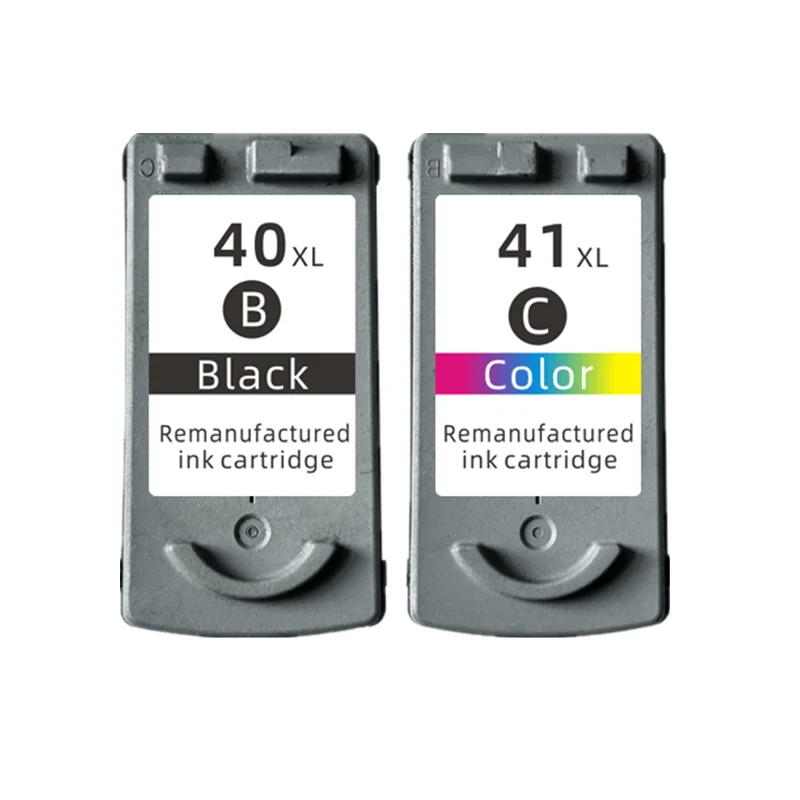 Compatible ink cartridge 40XL 41XL for Canon PG40 CL41 PG-40 CL-41 iP1600 / IP1700 / IP1800 PG 40 CL41 MP140 MP450 MP470 printer printer supplies ink cartridge inkjet ink cartridge