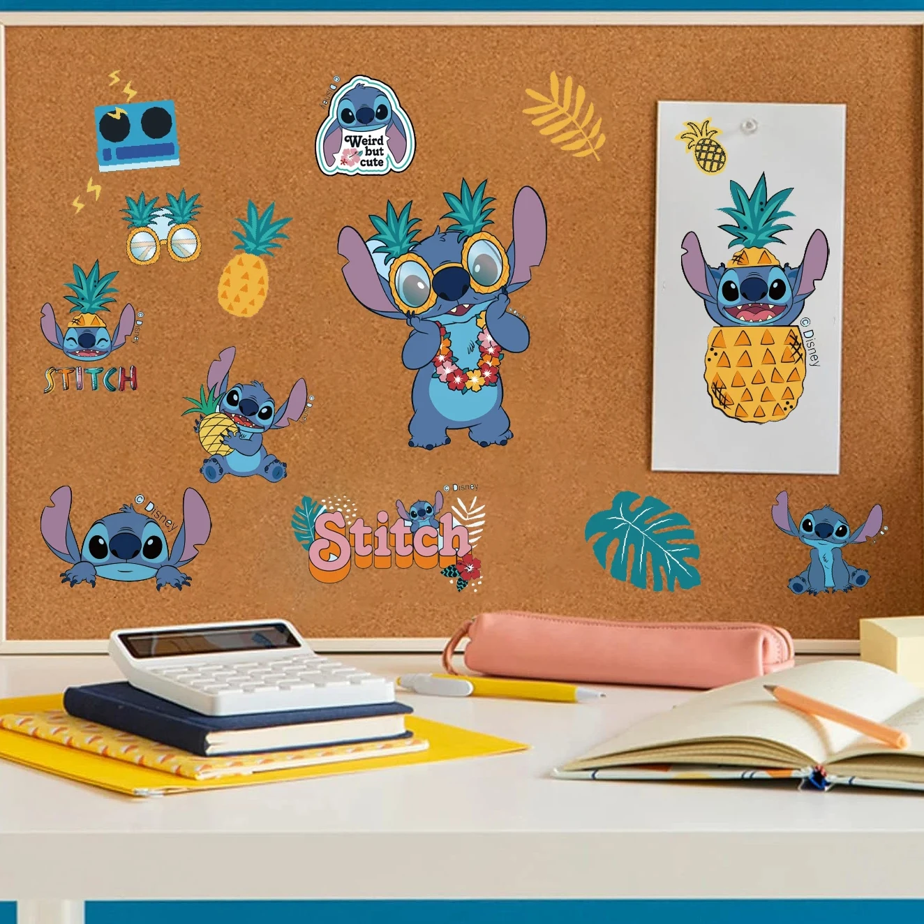 

Cartoon Stitch Character Assemble Stickers Children DIY Puzzle Sticker Room Decoration Accessories Kids Toys Boys Girls Gifts