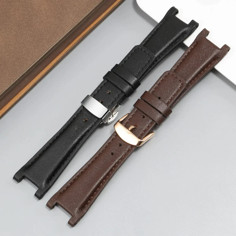 سوار جلدي من السلسلة G مزدوج ، واجهة مقعرة ذكرية أ...