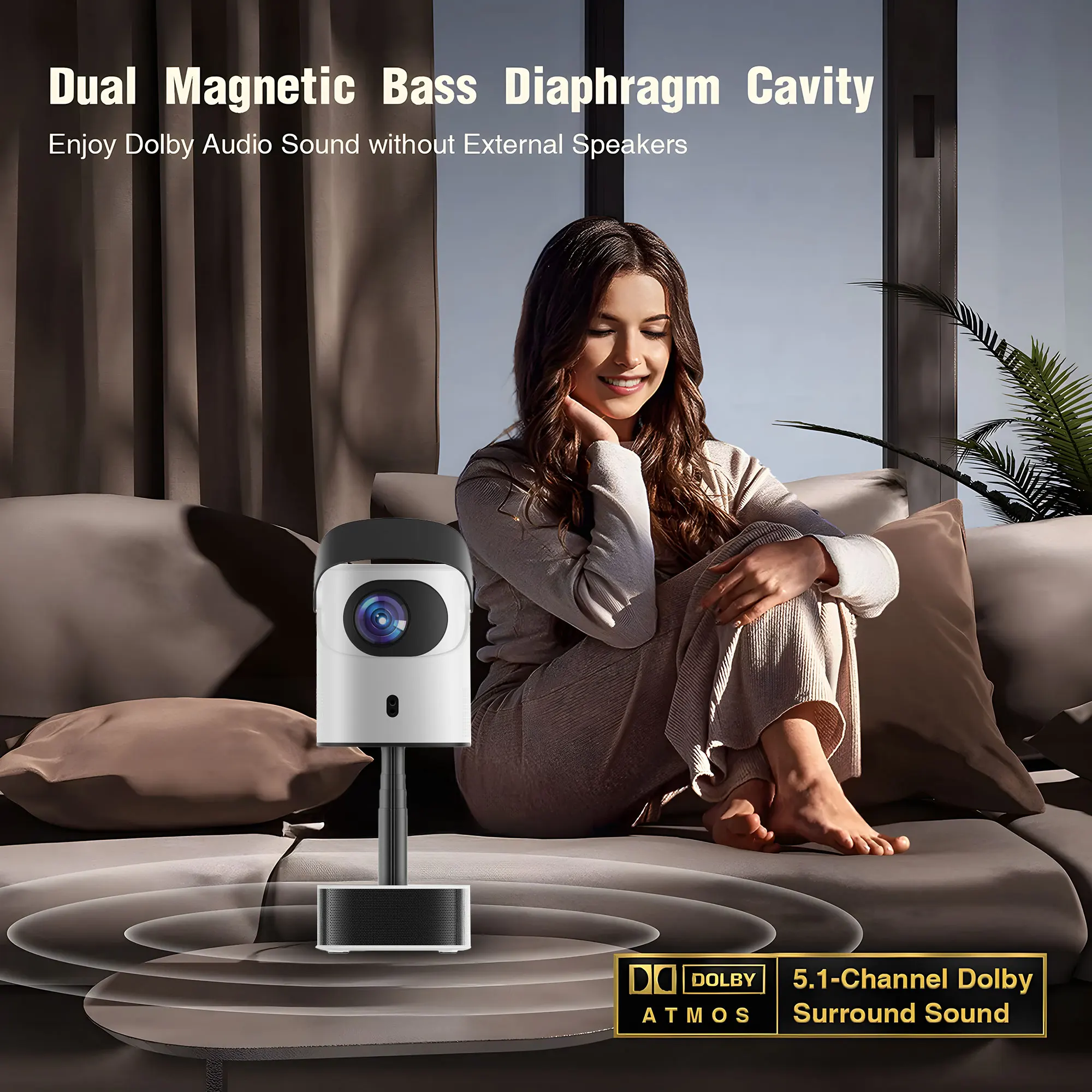 TS-2 home theater wifi projector 240 ANSI portable wifi 4K LCD projector theater wifi projector