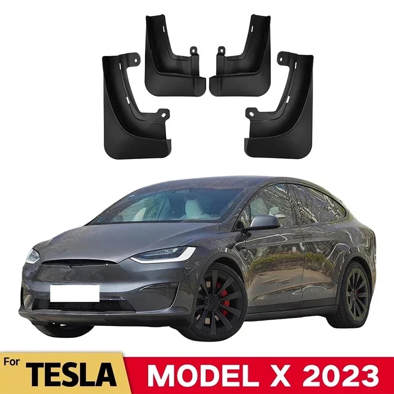 Брызговики для Telsa MODEL X 2023, 4 шт.