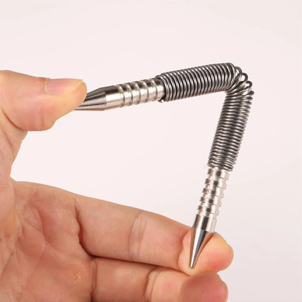 2PCS Doppel-kopf Frühling Nagel Hammerless Set Punch Werkzeug 3500 PSI Scharnier Pin Nagel Entferner 1/16 & 1/32 zoll Hand Werkzeuge – Detail 5