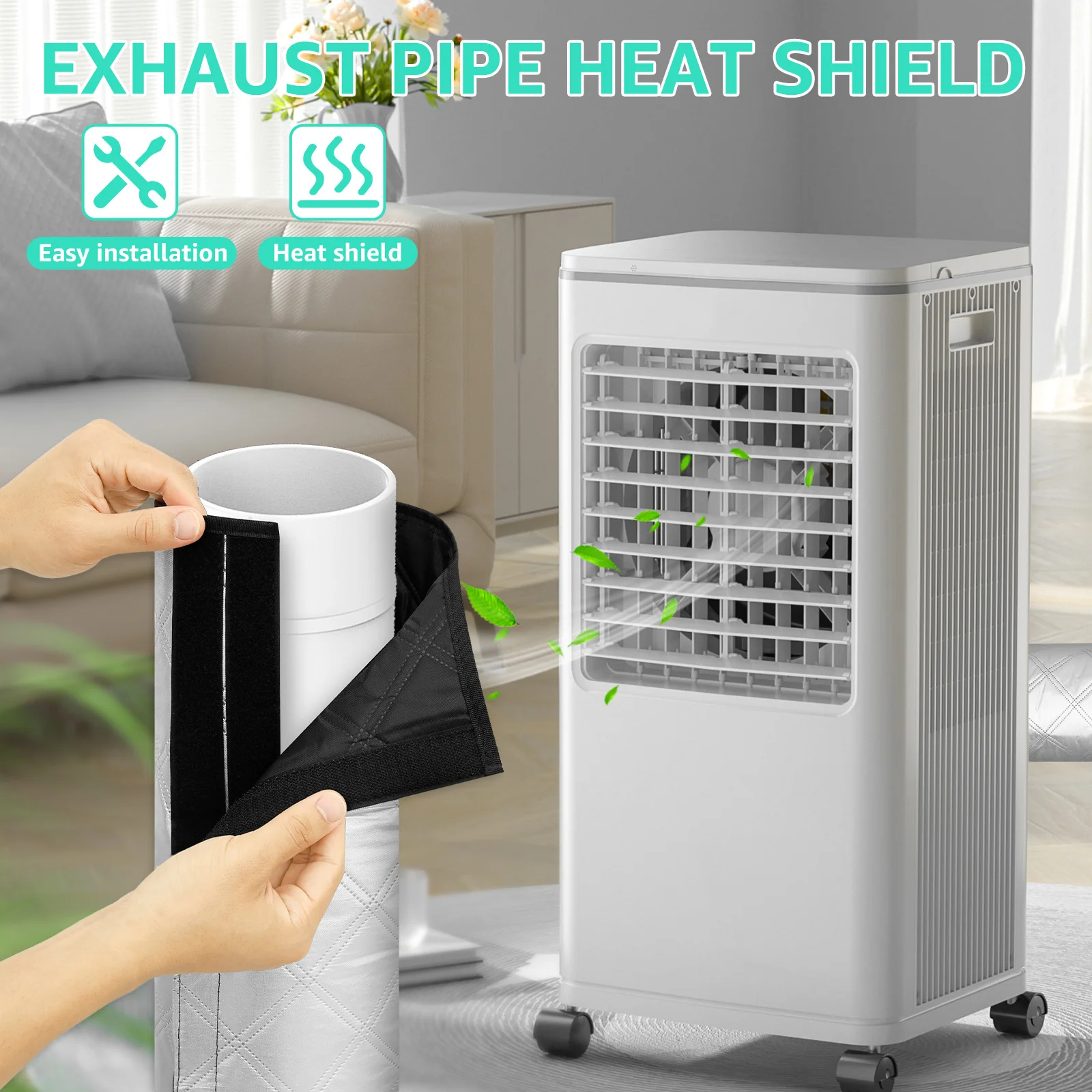 Universal Waterproof AC Exhaust Pipe Insulation Cover