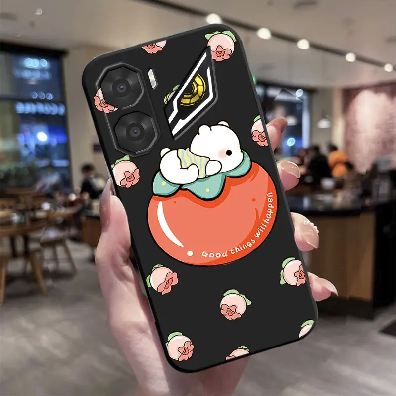 Butterfly Flower Print Shockproof Silicone Phone Case