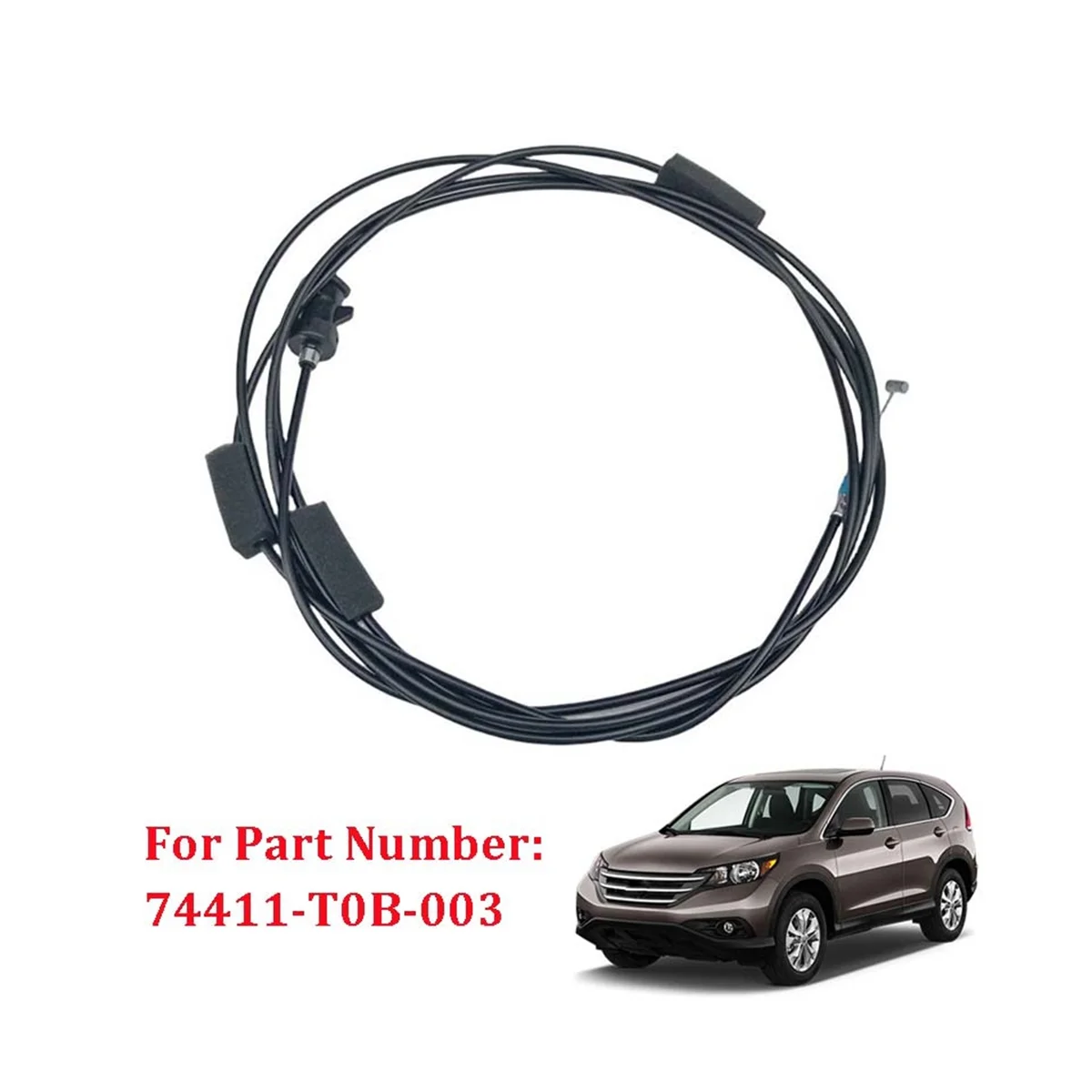 자동차 연료 가스 문짝 릴리스 케이블, 혼다 CR-V CRV 4 문짝 2012- 2016, 자동차 액세서리, 74411-T0B-003
