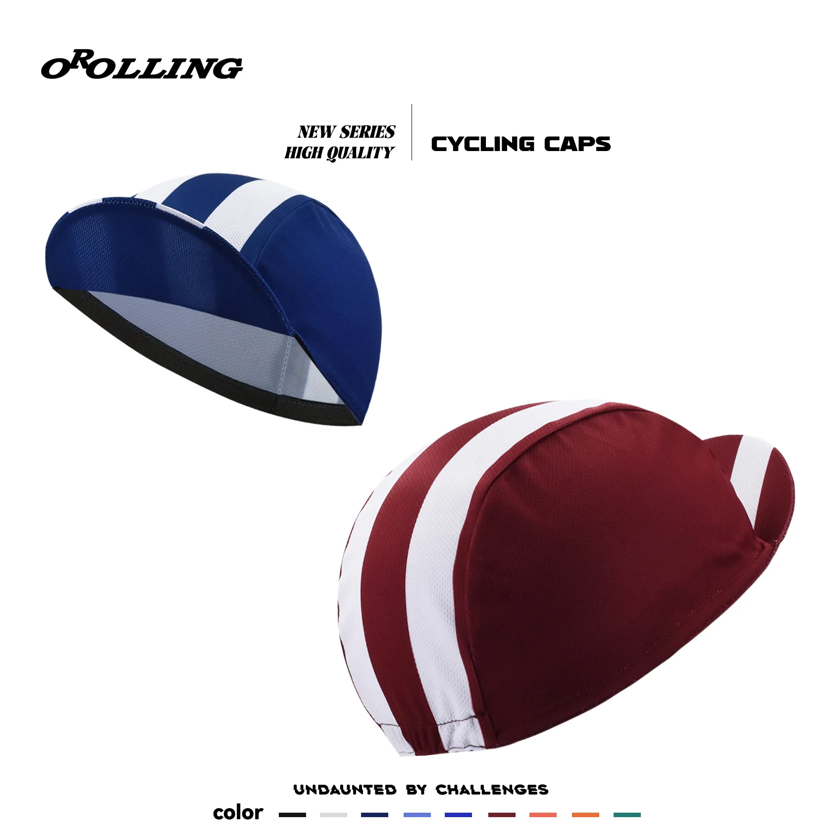 Hot Multi Styles Colors Stripes Ride Bike New Classical Cycling Caps OSCROLLING Gorra Ciclismo Unisex 2