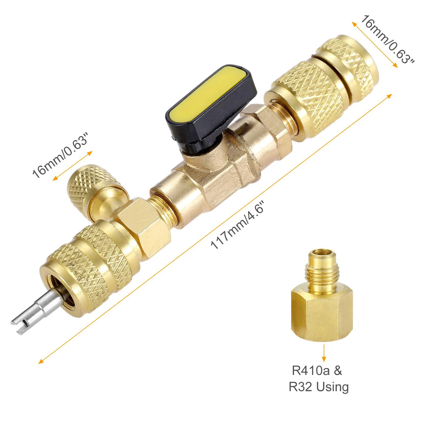 AC Ventilkern Werkzeug-Set - Kupfer Ventilkernentferner Für R22 R410A